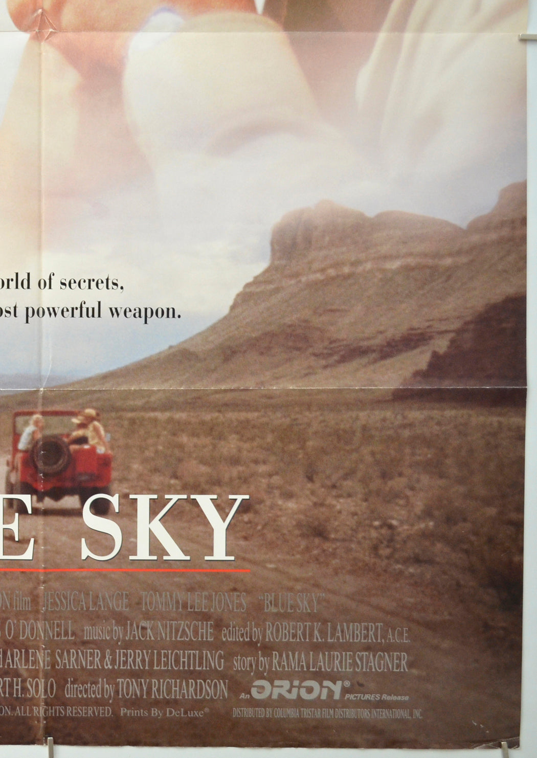 BLUE SKY (Bottom Right) Cinema One Sheet Movie Poster 