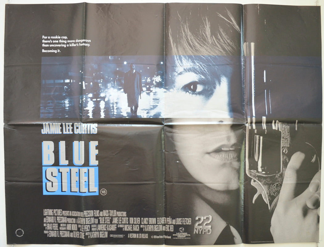 Blue Steel  Original British Quad Poster - Film Poster - Movie Poster 