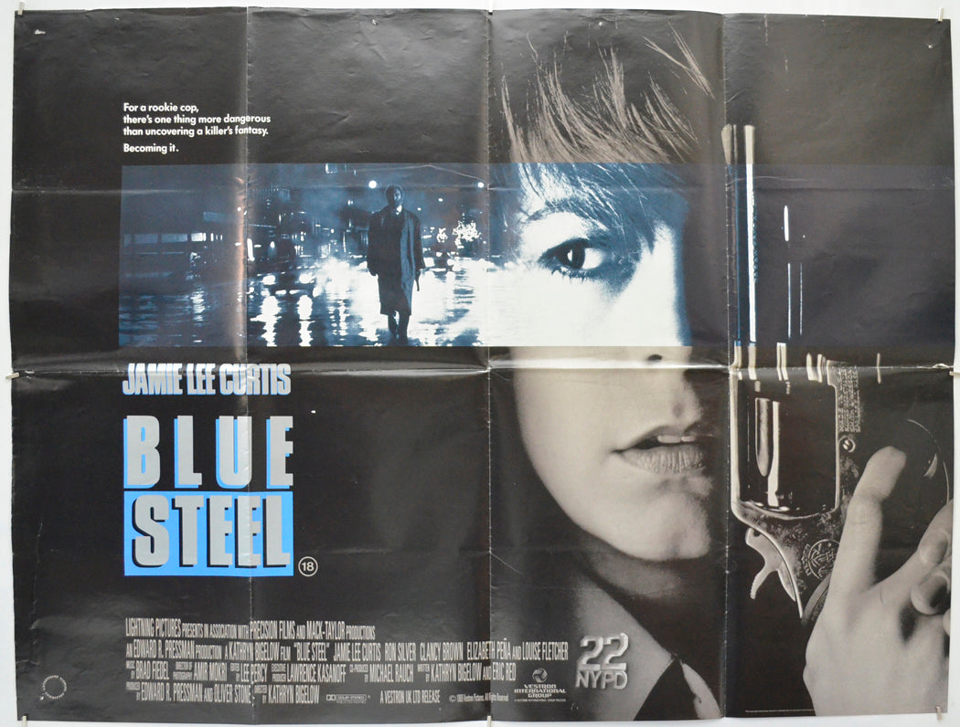 Blue Steel - Original Quad Poster - Film Poster - Movie Poster