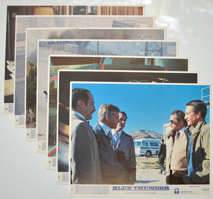 Blue Thunder 7 Original Colour Front Of House Stills / 8x10 Lobby Cards