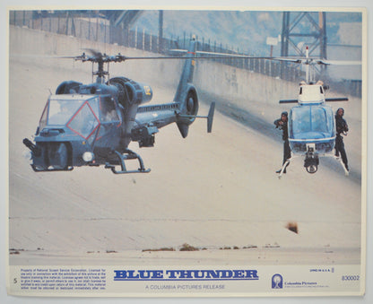 BLUE THUNDER (Card 5) Cinema Colour FOH Stills / Lobby Cards 