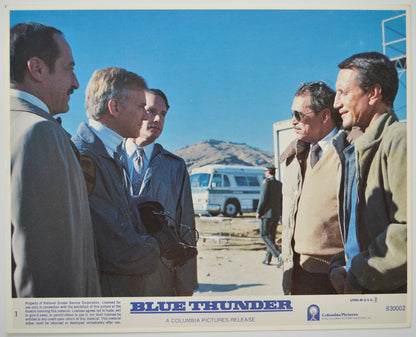 BLUE THUNDER (Card 1) Cinema Set of Colour FOH Stills / Lobby Cards 