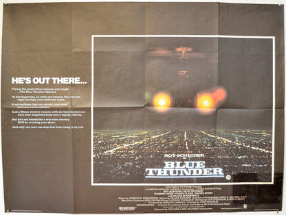 Blue Thunder  Original Quad Poster - Film Poster - Movie Poster