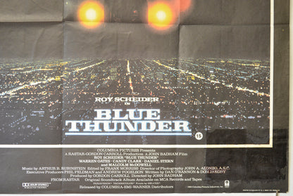 BLUE THUNDER (Bottom Right) Cinema Quad Movie Poster 