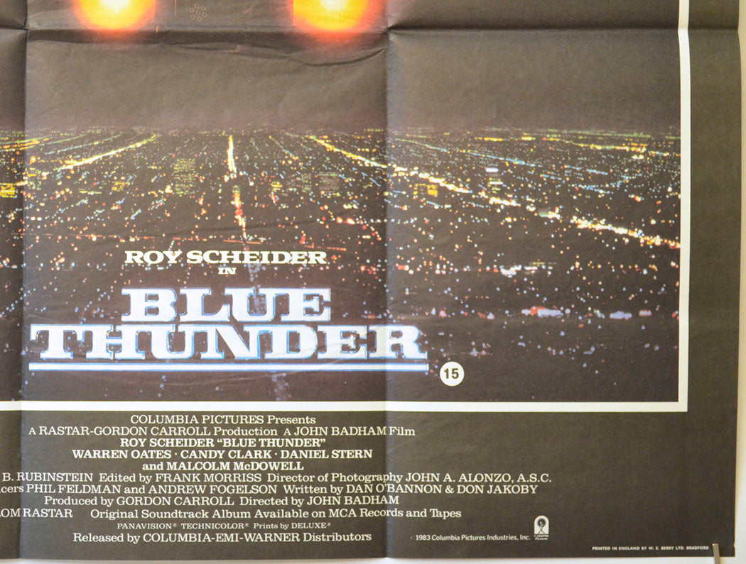 BLUE THUNDER (Bottom Right) Cinema Quad Movie Poster 