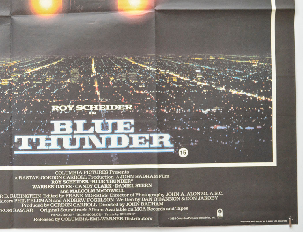 BLUE THUNDER (Bottom Right) Cinema Quad Movie Poster 