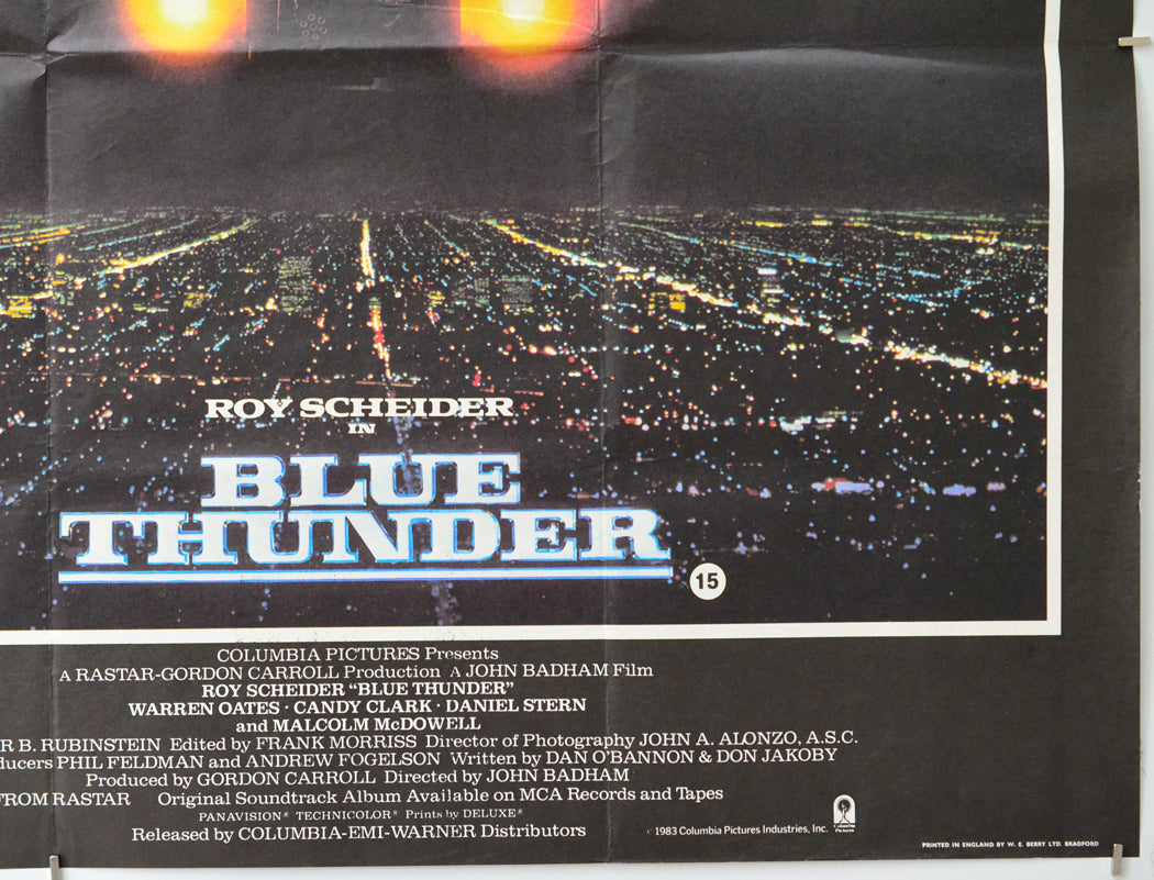 Blue Thunder (Bottom Right) Cinema Quad Movie Poster 