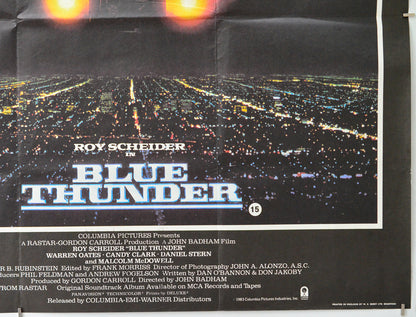 Blue Thunder (Bottom Right) Cinema Quad Movie Poster 