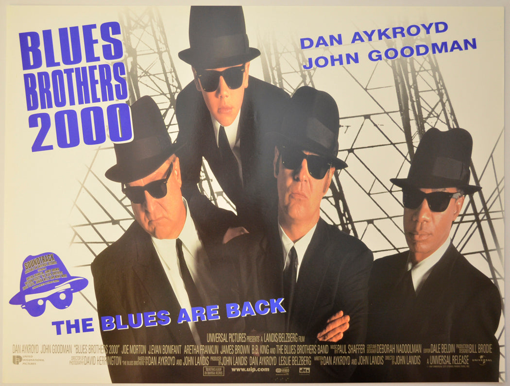 Blues Brothers 2000 Original Mini Quad Poster - Film Poster - Movie Poster