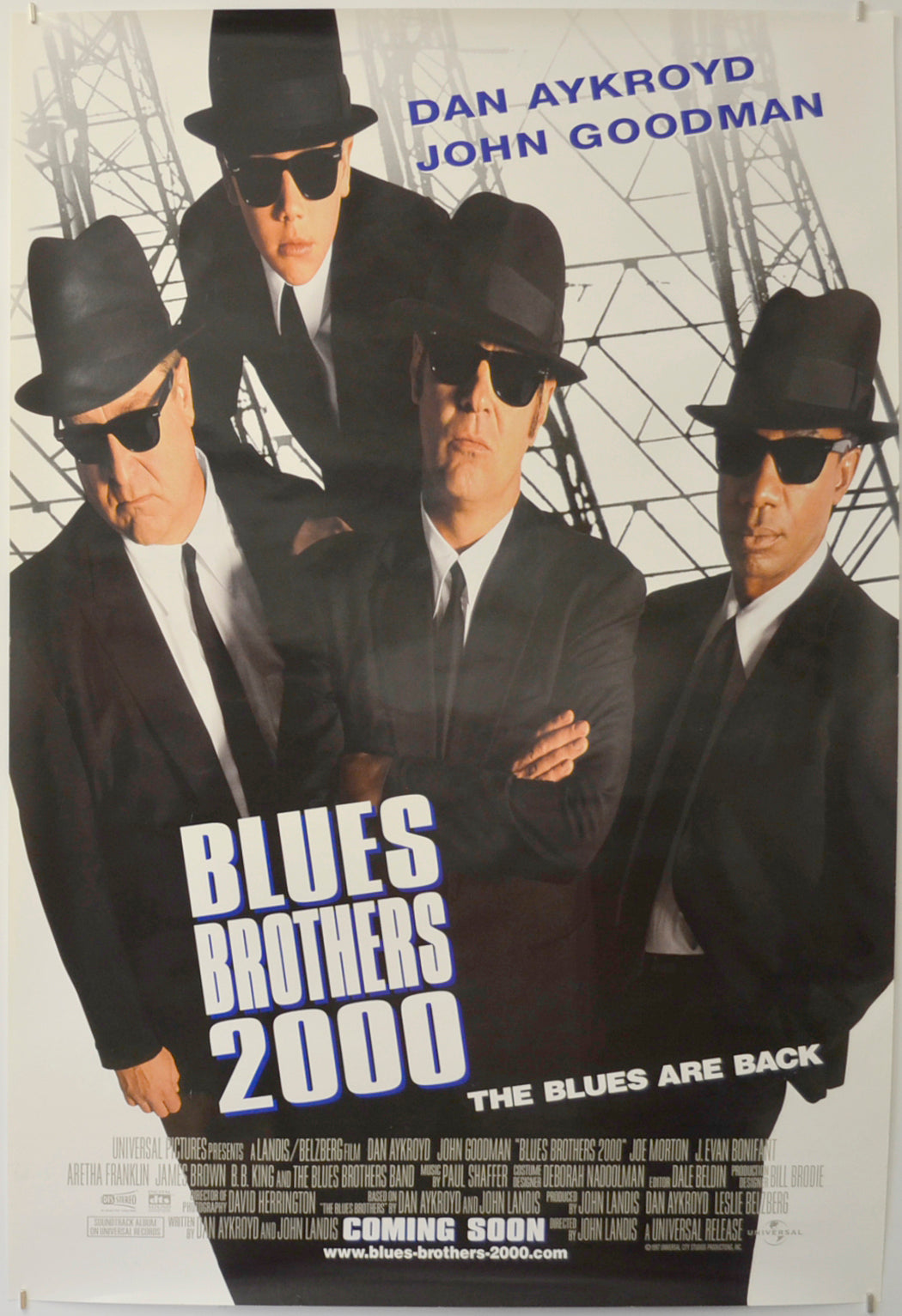 Blues Brothers 2000 Original One Sheet Poster - Film Poster - Movie Poster