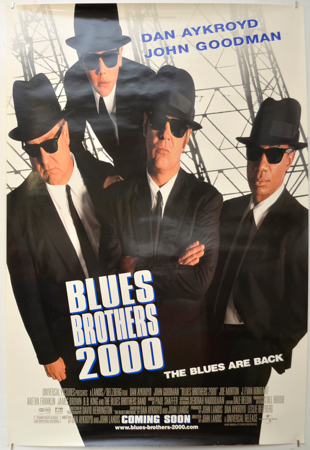 Blues Brothers 2000 Original One Sheet Poster - Film Poster - Movie Poster