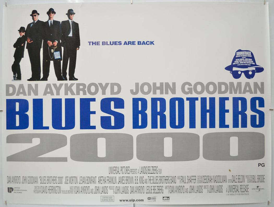 Blues Brothers 2000 Original Quad Poster - Film Poster - Movie Poster