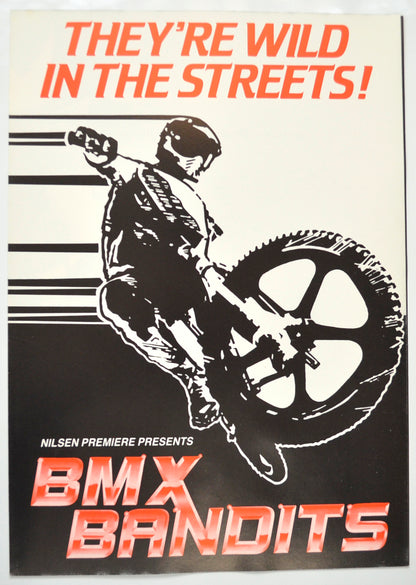 BMX Bandits Original Cinema Exhibitors Press Synopsis / Credits Booklet (UK)