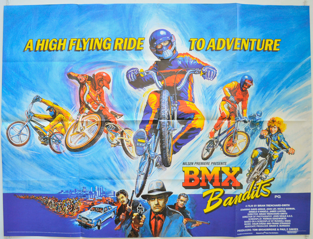 BMX Bandits  Original British Quad Poster - Film Poster - Movie Poster 