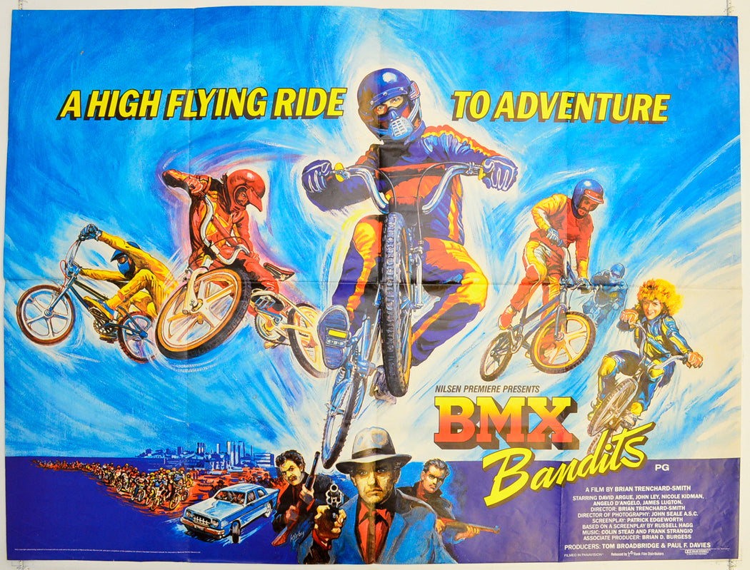 BMX Bandits Original Quad Poster - Film Poster - Movie Poster  