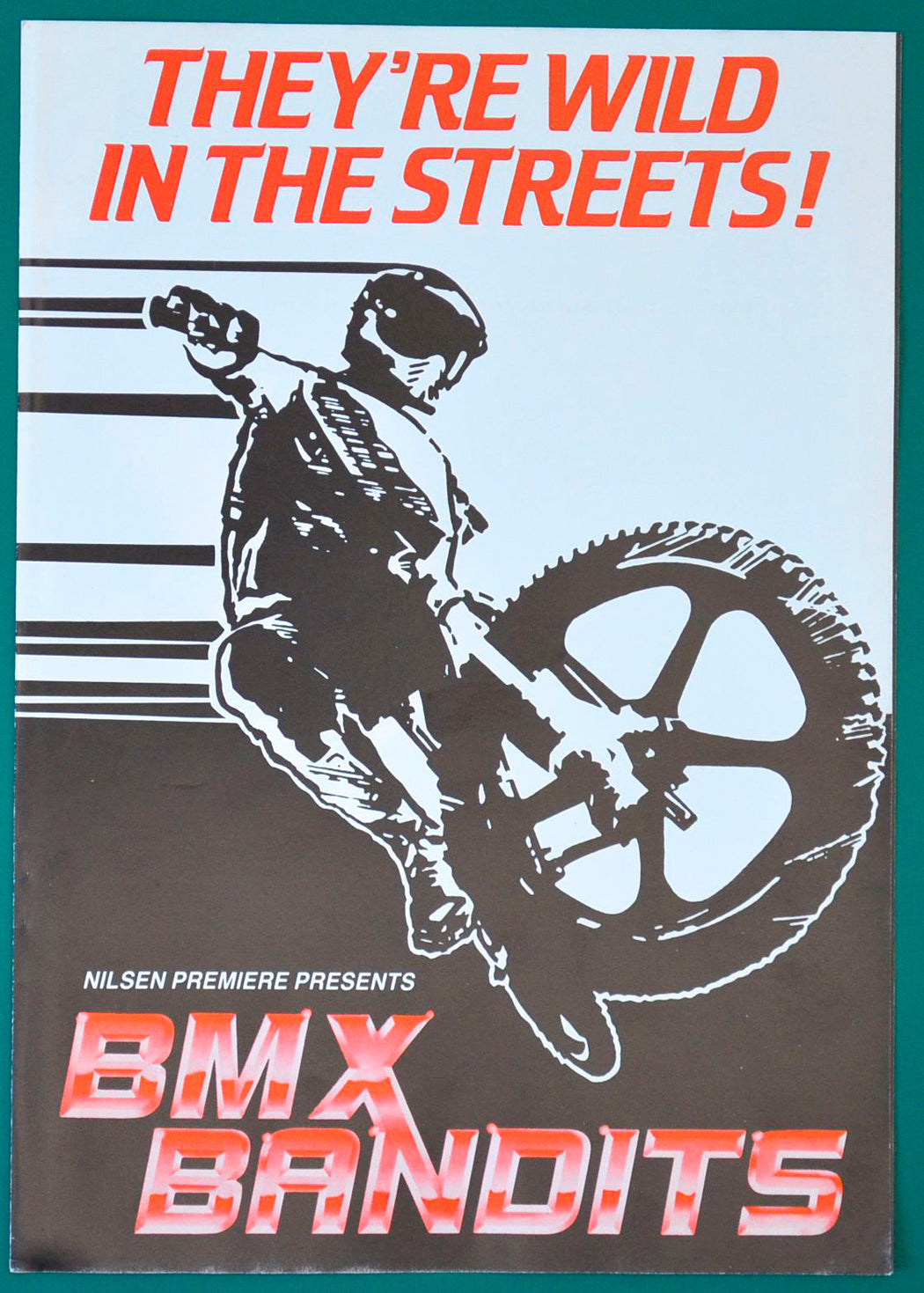 BMX Bandits    Original 4 Page Cinema Exhibitors Synopsis / Credits Booklet  + 2 Page Press Release Document    