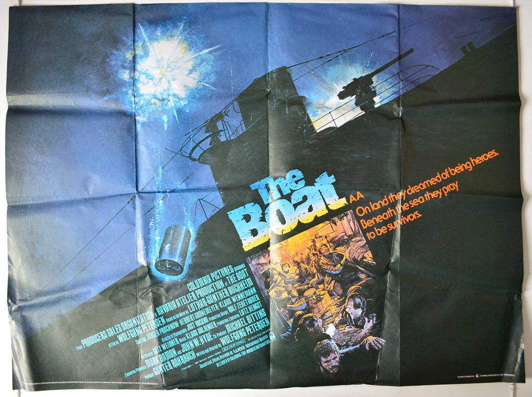 The Boat  (a.k.a. Das Boot)   Original British Quad Poster - Movie Poster