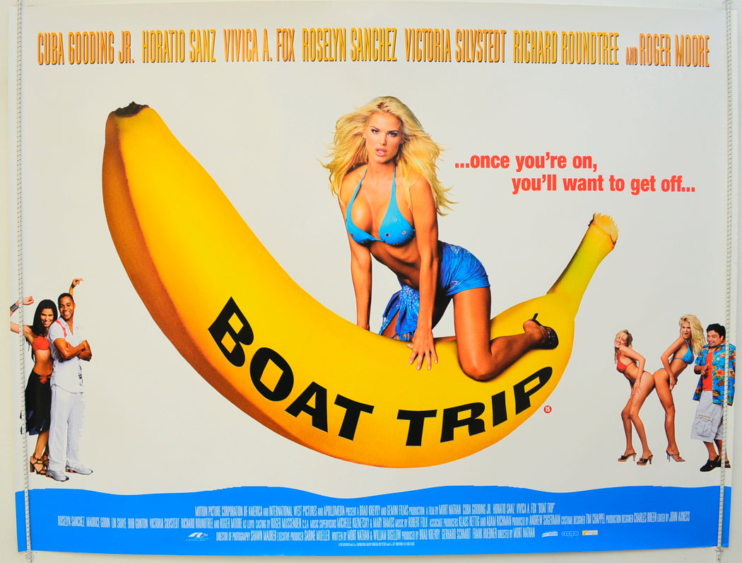 Boat Trip Original Quad Poster - Film Poster - Movie Poster  