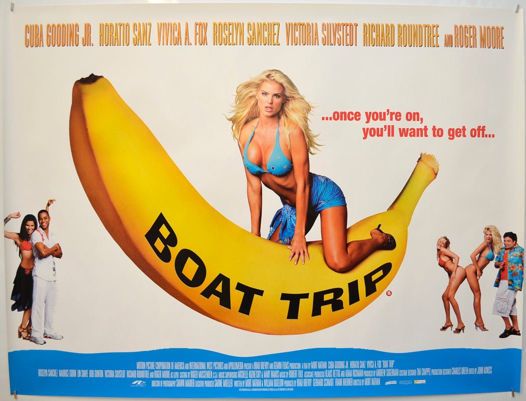 Boat Trip Original Quad Poster - Film Poster - Movie Poster