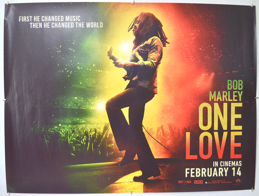 Bob Marley: One Love Original Quad Poster - Film Poster - Movie Poster 