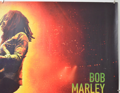 BOB MARLEY: ONE LOVE (Top Right) Cinema Quad Movie Poster 