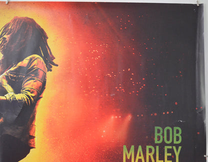 BOB MARLEY: ONE LOVE (Top Right) Cinema Quad Movie Poster 