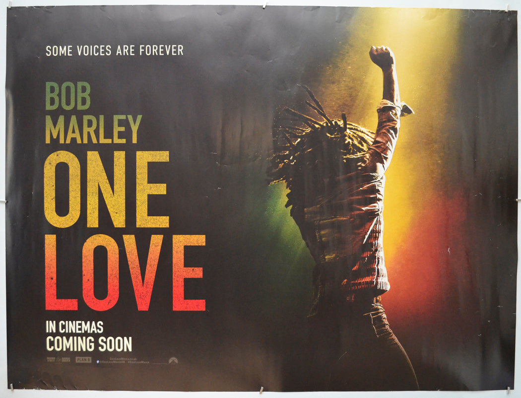 Bob Marley: One Love (Teaser / Advance Version) Original Quad Poster - Film Poster - Movie Poster