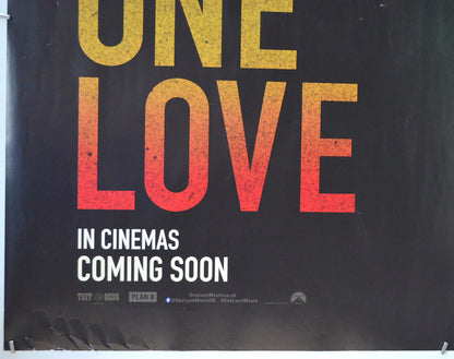 BOB MARLEY: ONE LOVE (Bottom Left) Cinema Quad Movie Poster 