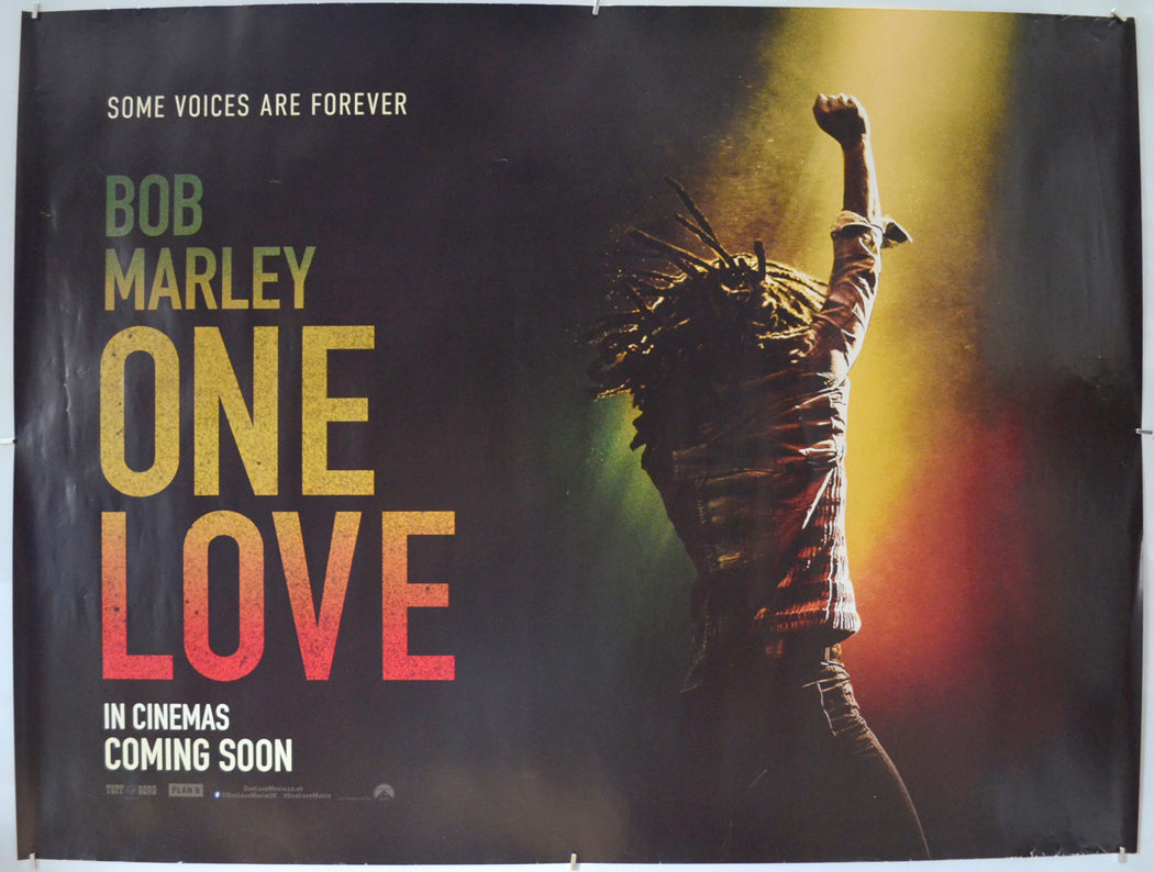 Bob Marley: One Love Original Quad Poster - Film Poster - Movie Poster 