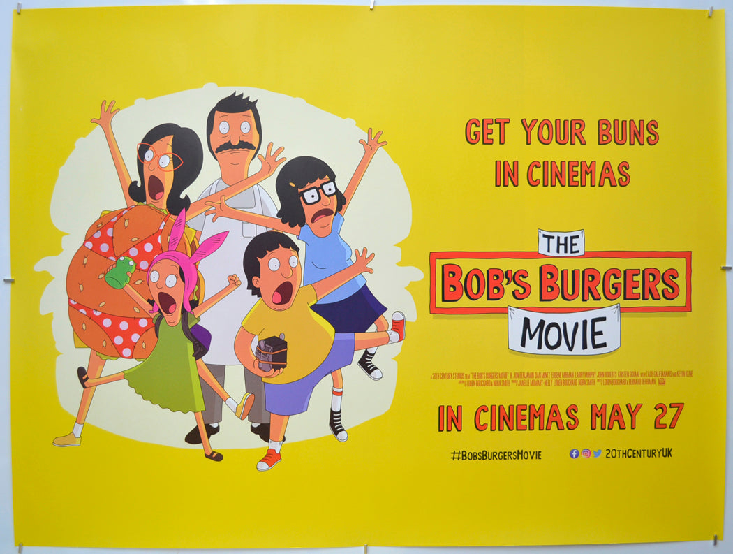 The Bob’s Burgers Movie Original Quad Poster - Film Poster - Movie Poster