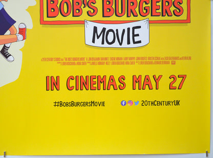 THE BOB’S BURGERS MOVIE (Bottom Right) Cinema Quad Movie Poster 