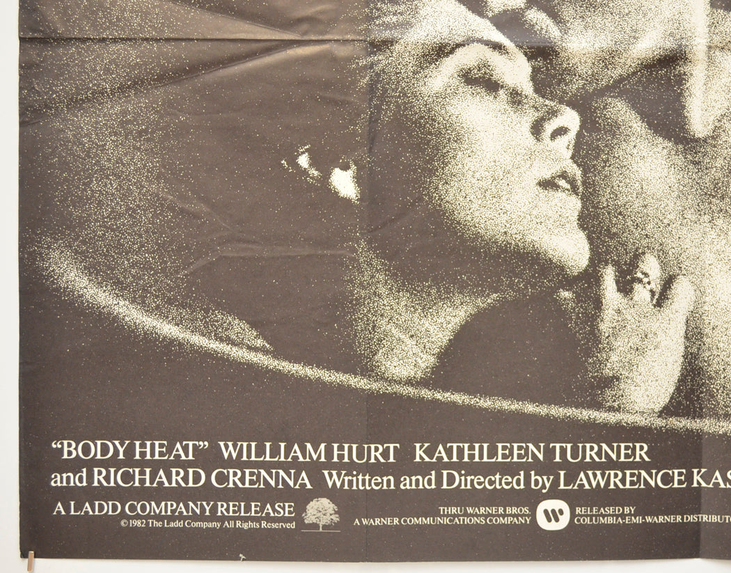 BODY HEAT (Bottom Left) Cinema Quad Movie Poster 