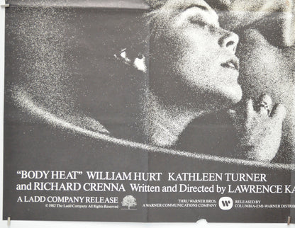 BODY HEAT (Bottom Left) Cinema Quad Movie Poster 