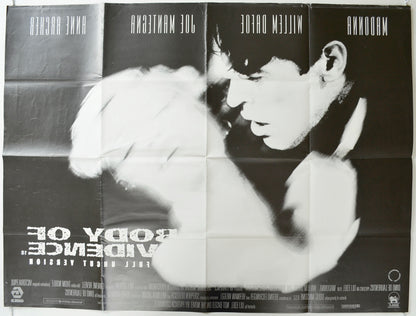 BODY OF EVIDENCE (Back) Cinema Quad Movie Poster 