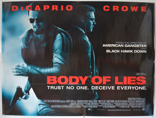 Body Of Lies Original Quad Poster - Film Poster - Movie Poster