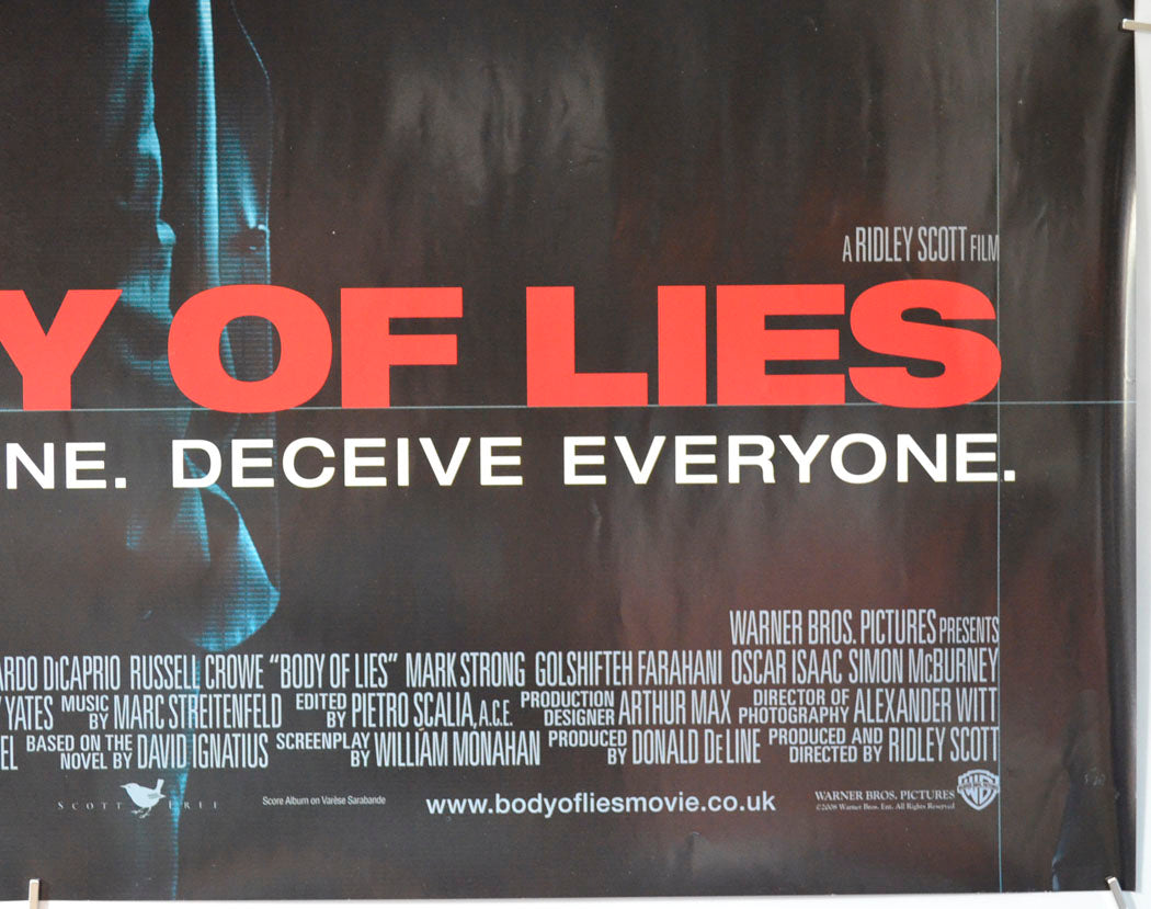 BODY OF LIES (Bottom Right) Cinema Quad Movie Poster 