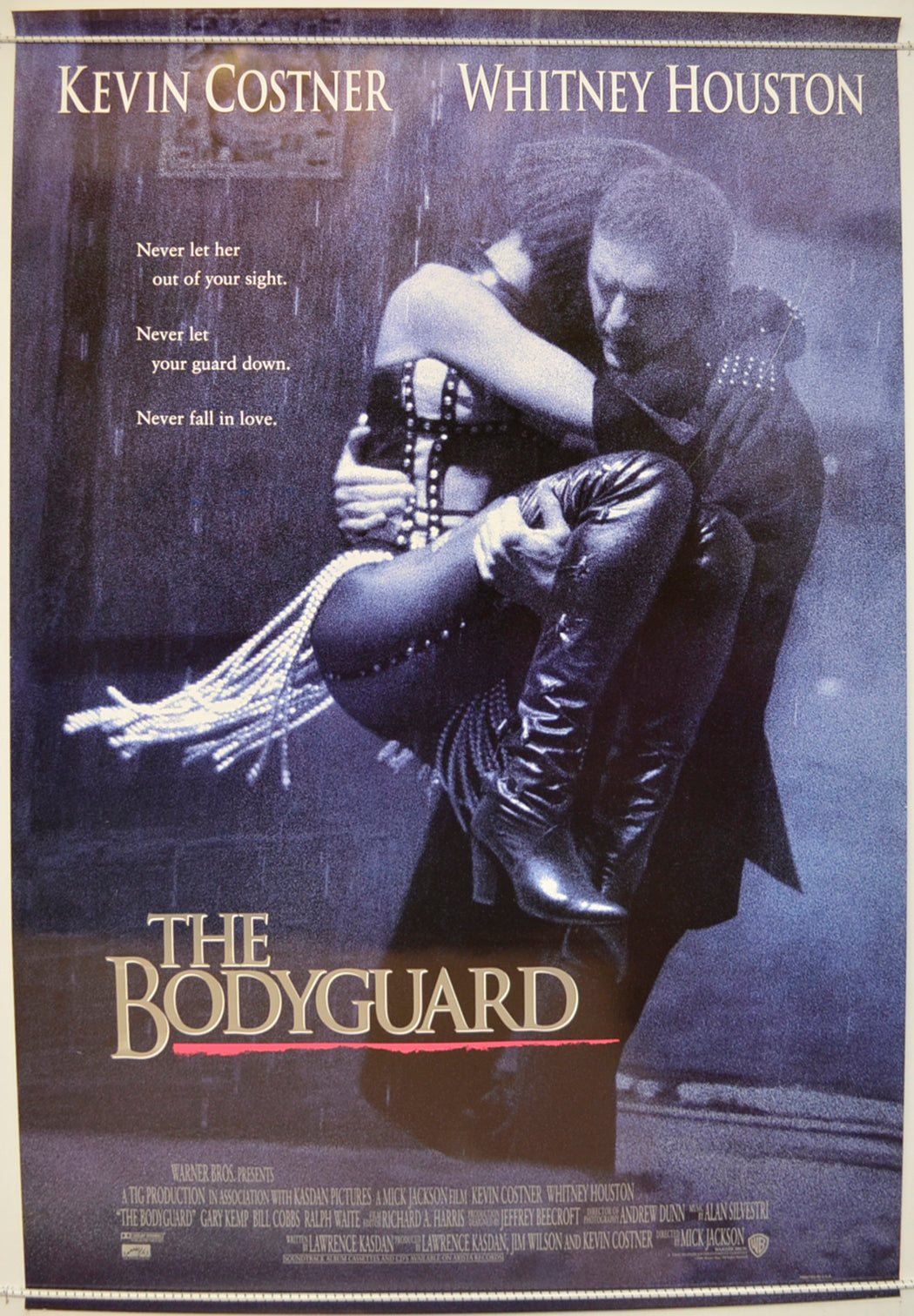 The Bodyguard  Original One Sheet Poster - Film Poster - Movie Poster 