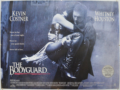 The Bodyguard Original Quad Poster - Film Poster - Movie Poster