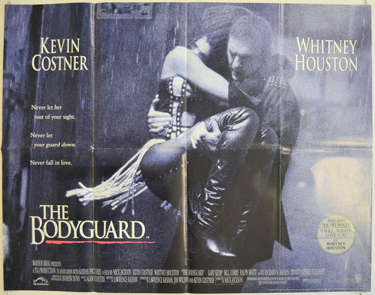 The Bodyguard  Original British Quad Poster - Film Poster - Movie Poster 