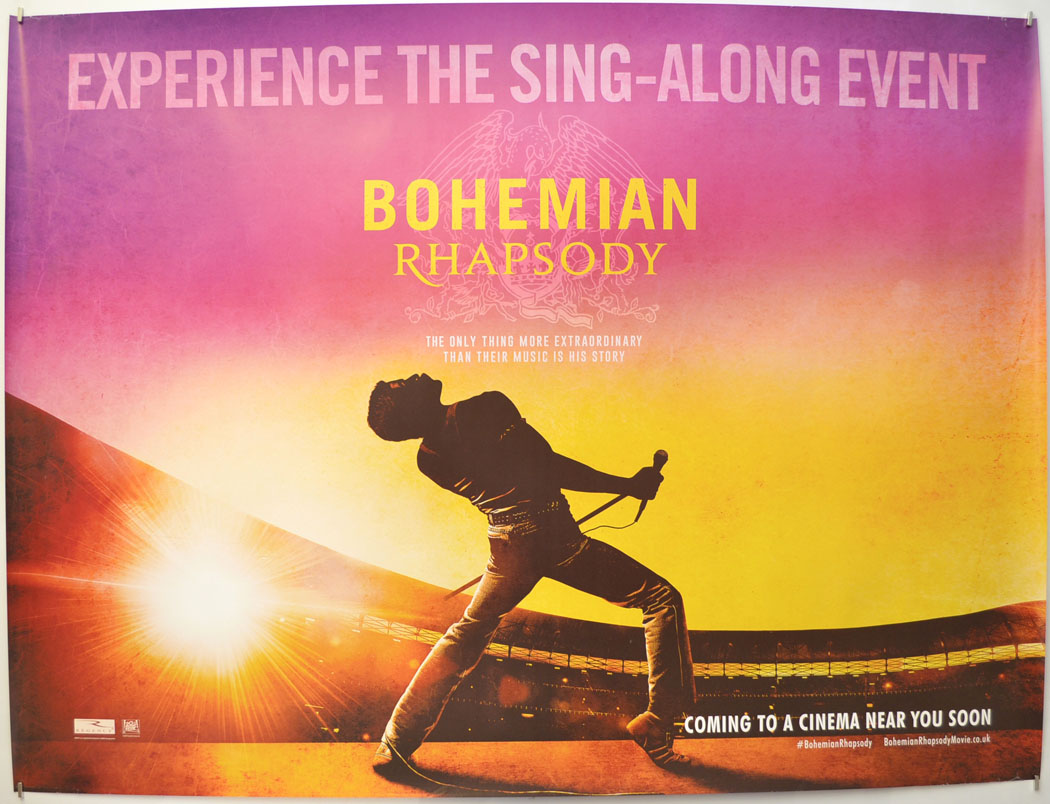 Bohemian Rhapsody Original Quad Poster - Film Poster - Movie Poster