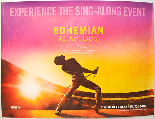 Bohemian Rhapsody Original Quad Poster - Film Poster - Movie Poster