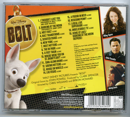 BOLT Original CD Soundtrack (back) 