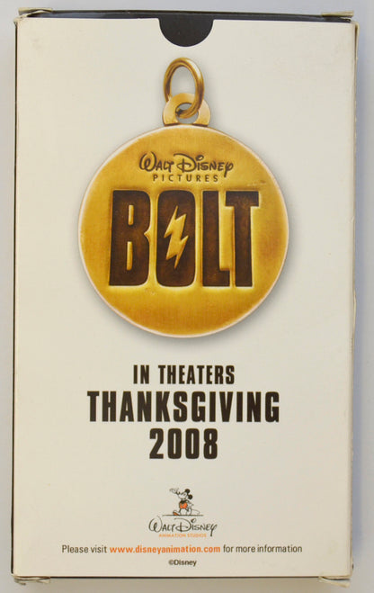 BOLT - Promotional Playing Cards - BACK 