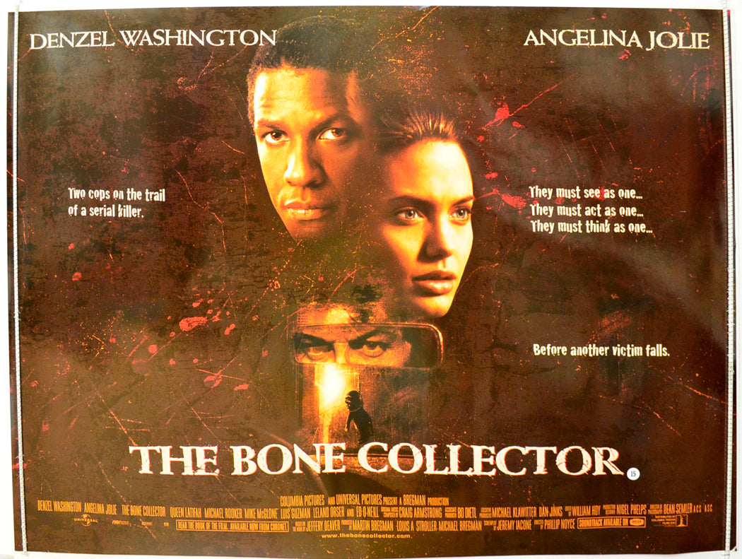 The Bone Collector  Original British Quad Poster - Film Poster - Movie Poster