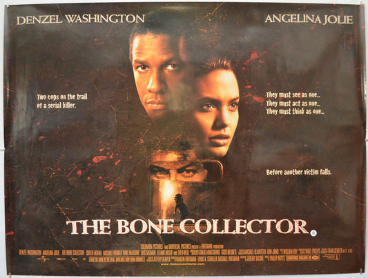 The Bone Collector Original Quad Poster - Film Poster - Movie Poster