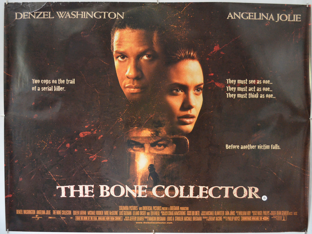 The Bone Collector - Original Quad Poster - Film Poster - Movie Poster