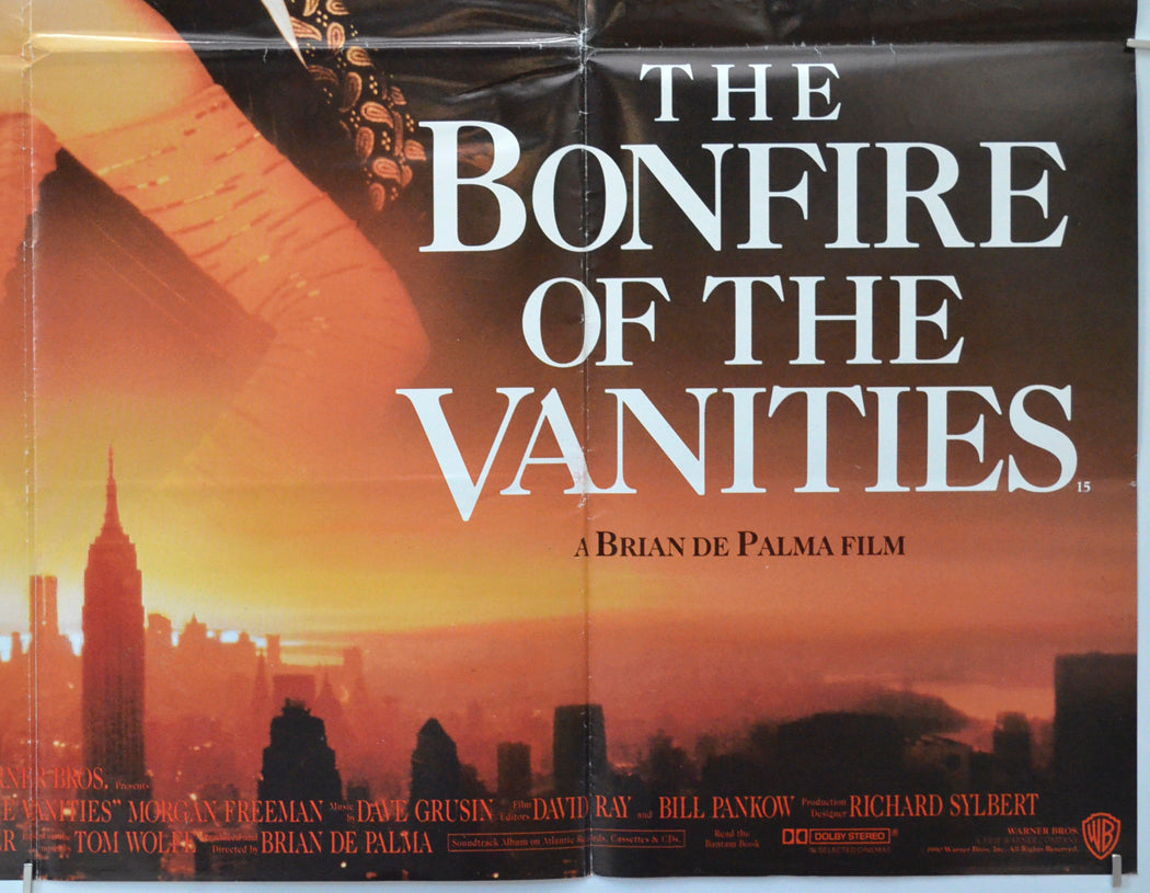 BONFIRE OF THE VANITIES (Bottom Right) Cinema Quad Movie Poster 