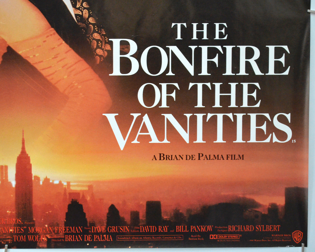 THE BONFIRE OF THE VANITIES (Bottom Right) Cinema Quad Movie Poster 