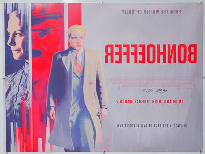 Bonhoeffer (Back) Cinema Quad Movie Poster 