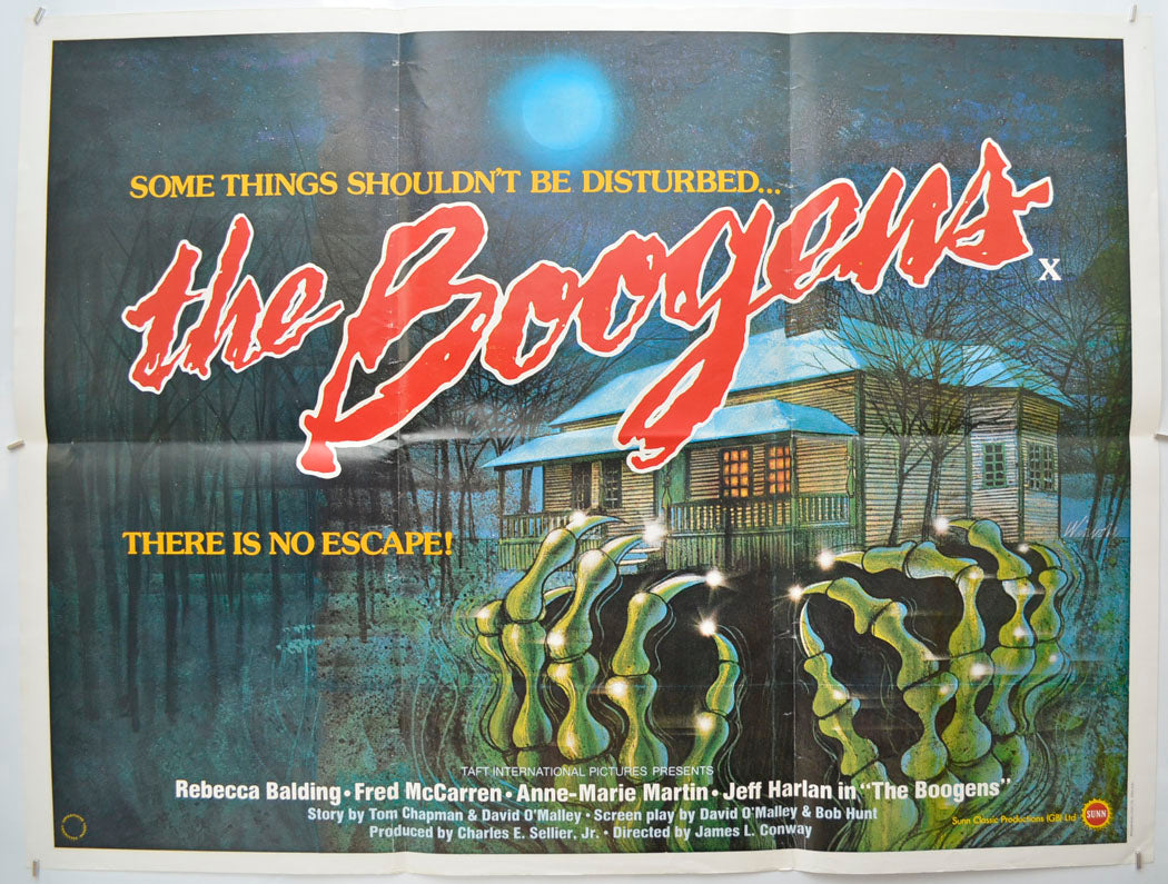 The Boogens  Original Quad Poster - Film Poster - Movie Poster